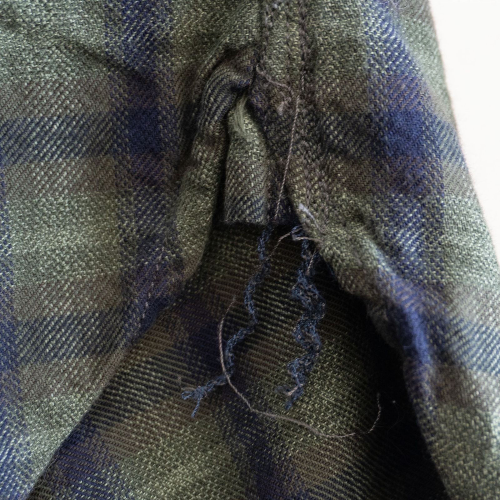 美品】RRL【オンブレチェック ワークシャツ】S ダブルアールエル