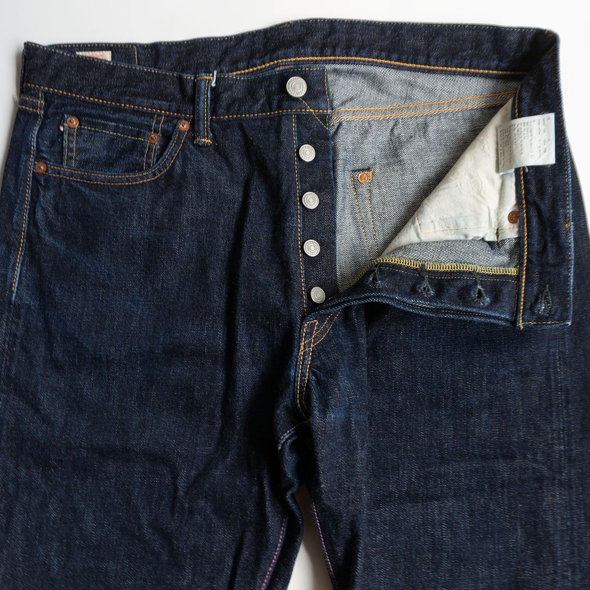 美品】 桃太郎ジーンズ【0901/ヴィンテージクラシックストレートボタン