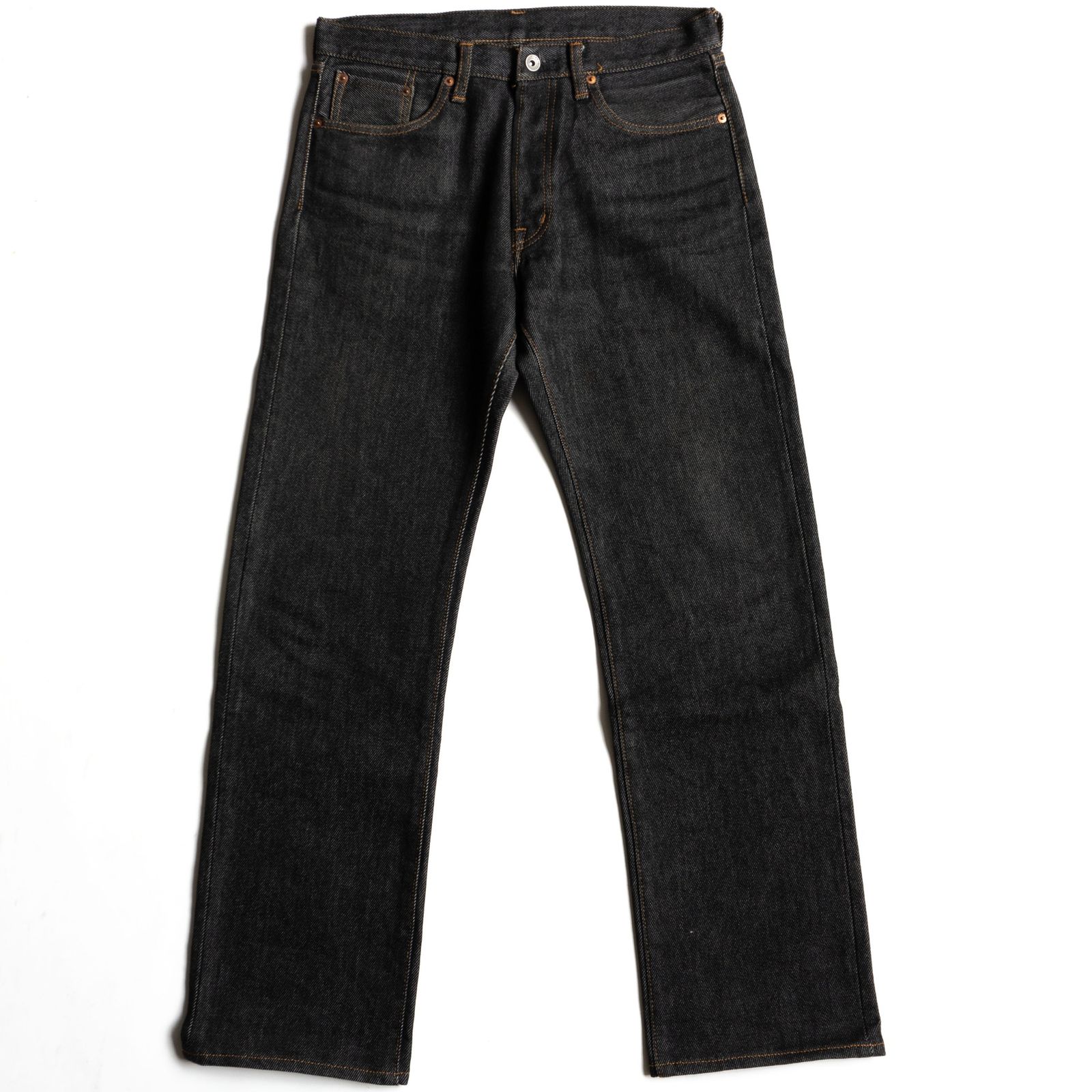 美品】IRON HEART【LOT 1634 21oz黒鎧デニム ストレート】W32 ブラック