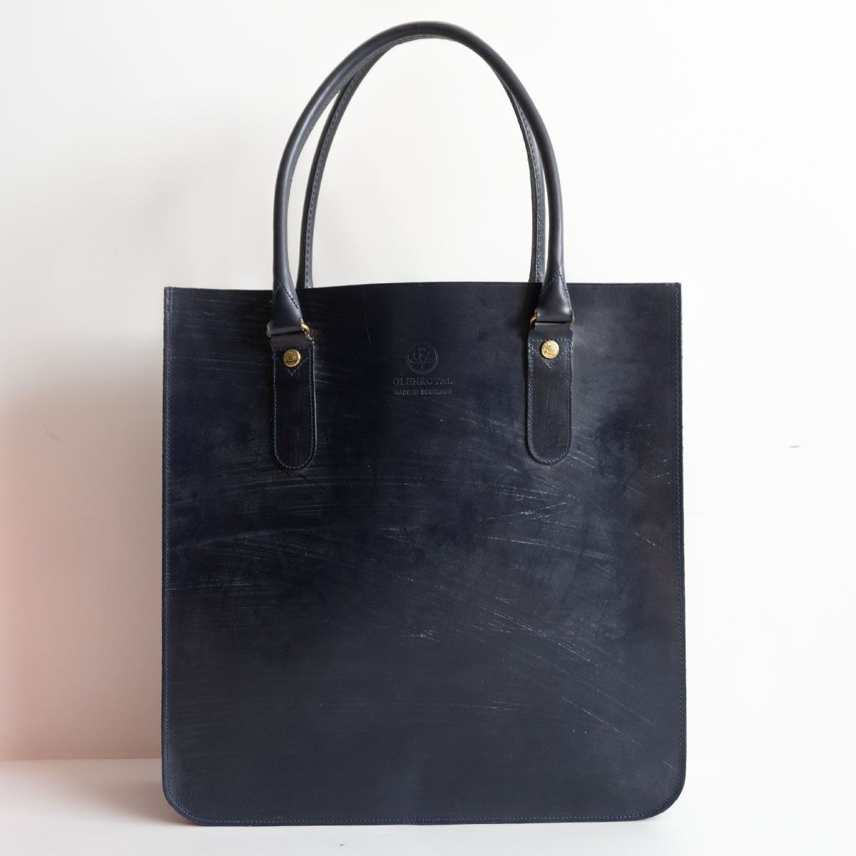 美品】 GLENROYAL グレンロイヤル 【ブライドル レザー トート バッグ 