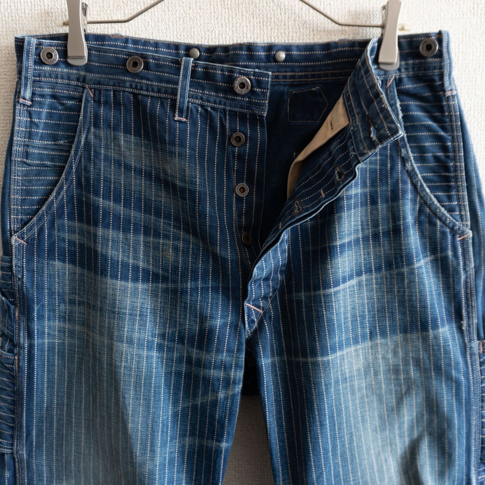 名作】 RRL 【WABASH STRIPE PAINTER PANTS 】34 ウォバッシュ
