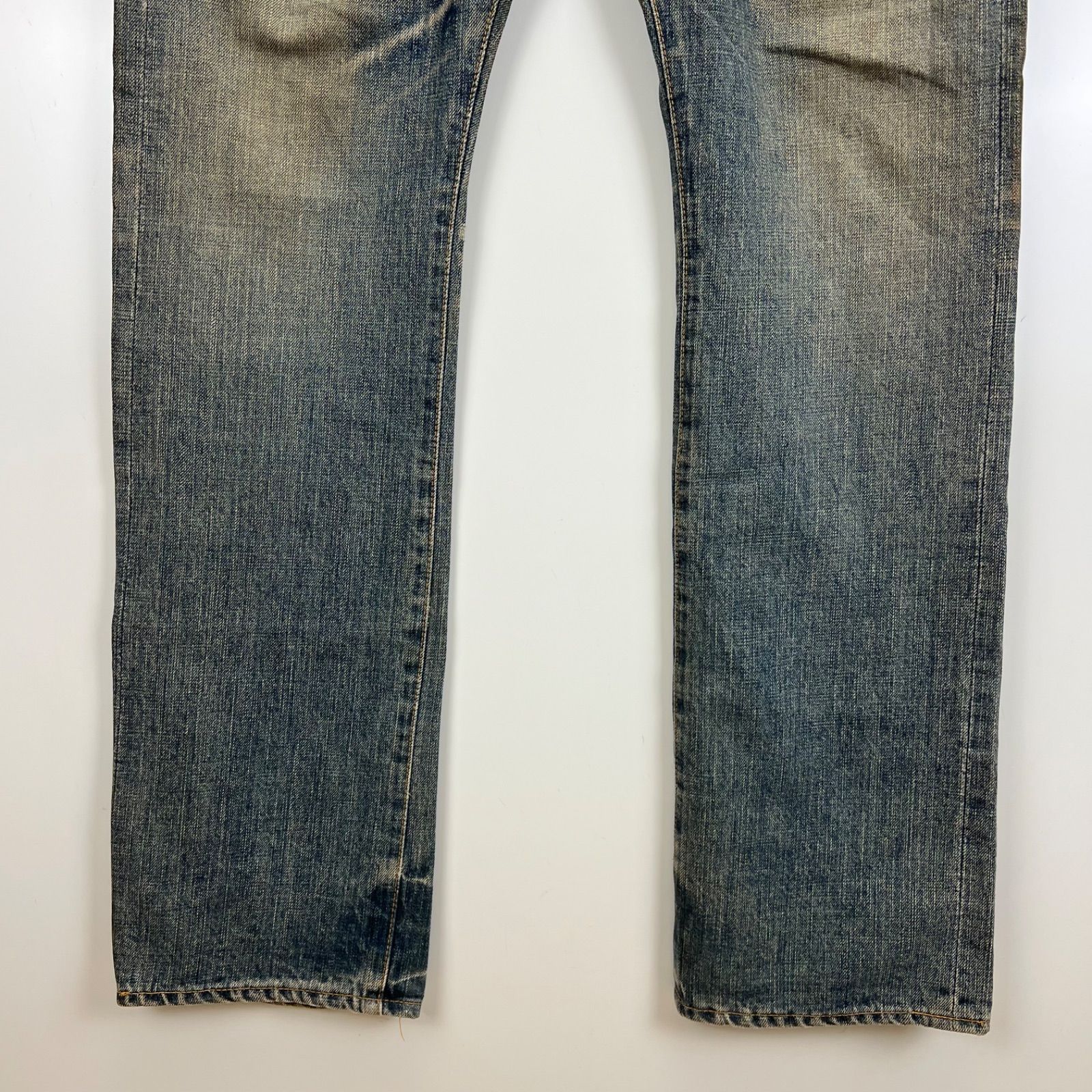 SWAGGER y2k archive chocolate chip damaged denim pants w32 SWGPTS