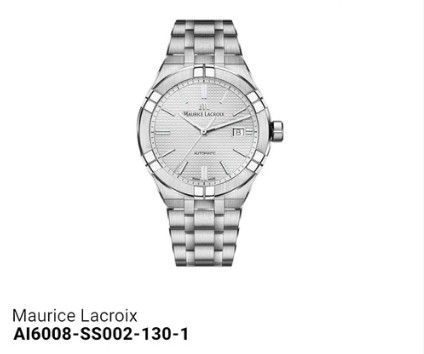  正規品ー ー未開封 Maurice Lacroix Aikon AI6008-SS002-130-1 ロンT 自動巻き時計 腕時計(アナログ)