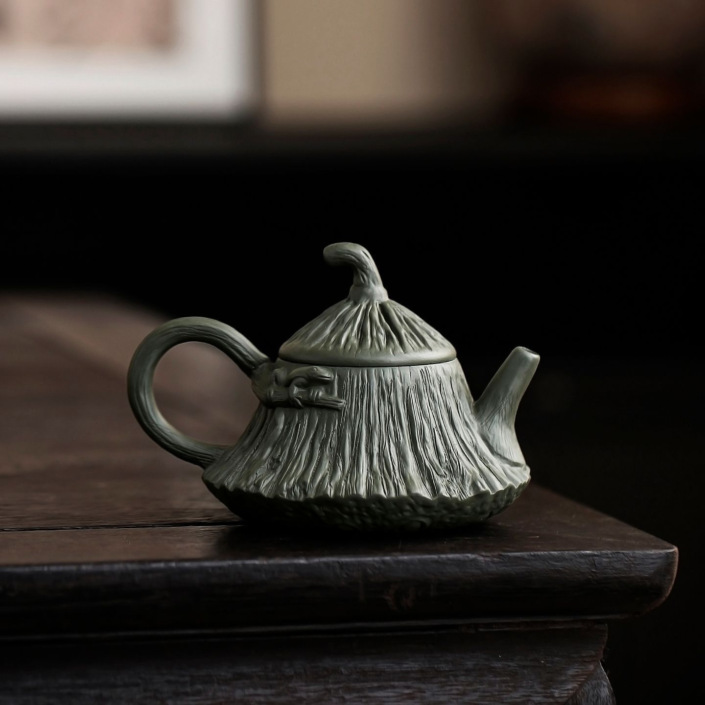 2026年新作】 清水泥 (チンシュイニー) 紫砂 急須 蓮の実 デザイン 半