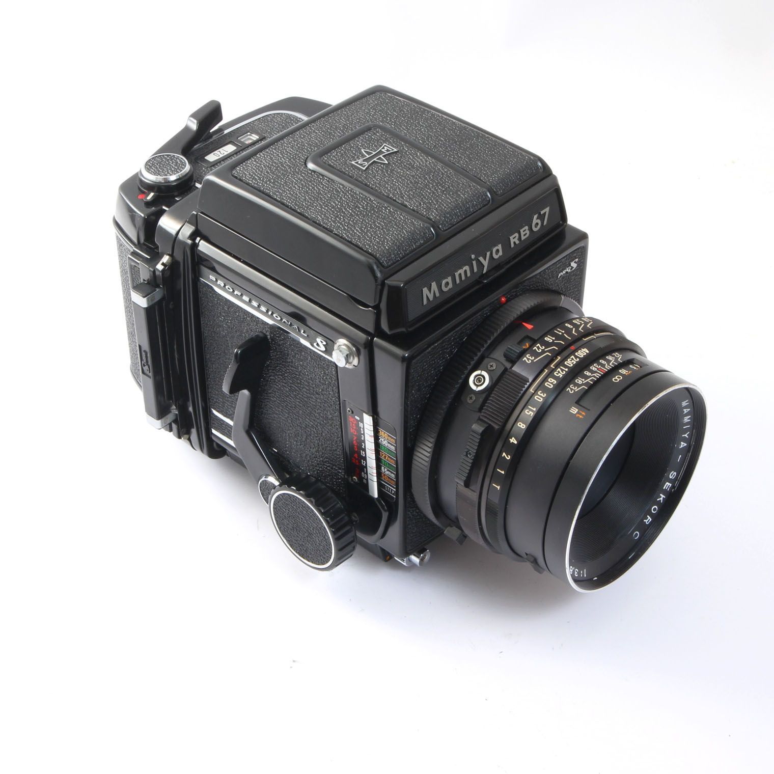 MAMIYA マミヤ RB67 Pro S + SEKOR 127mm F3.8 中判フィルムカメラ