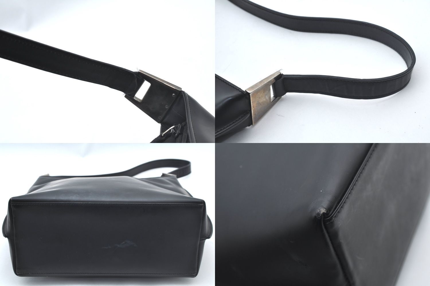 GUCCI グッチ ショルダートートバッグ エナメル ブラック L3019 - メルカリ