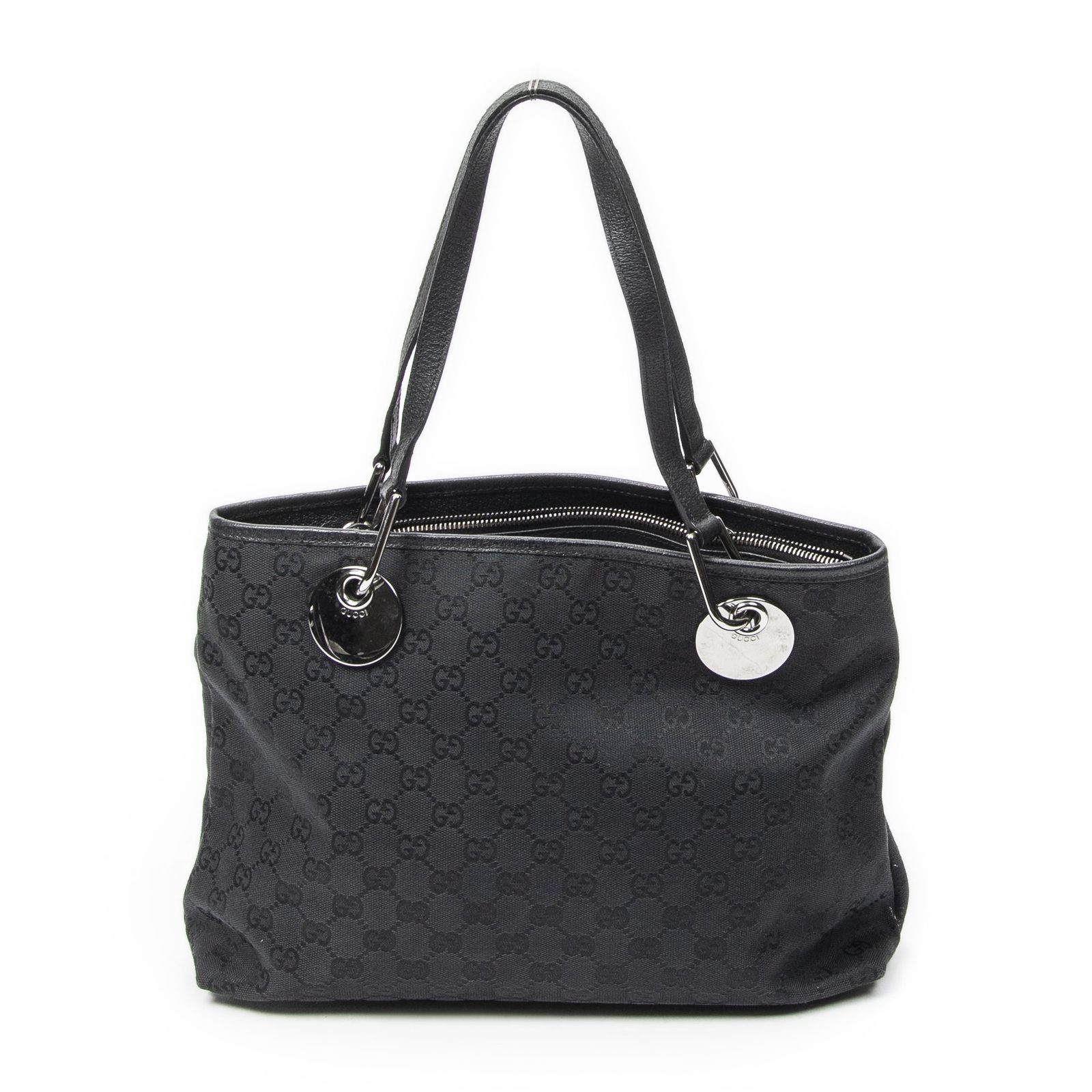 バッグ GUCCI グッチ エクリプス GGキャンバス トートバッグ ブラック