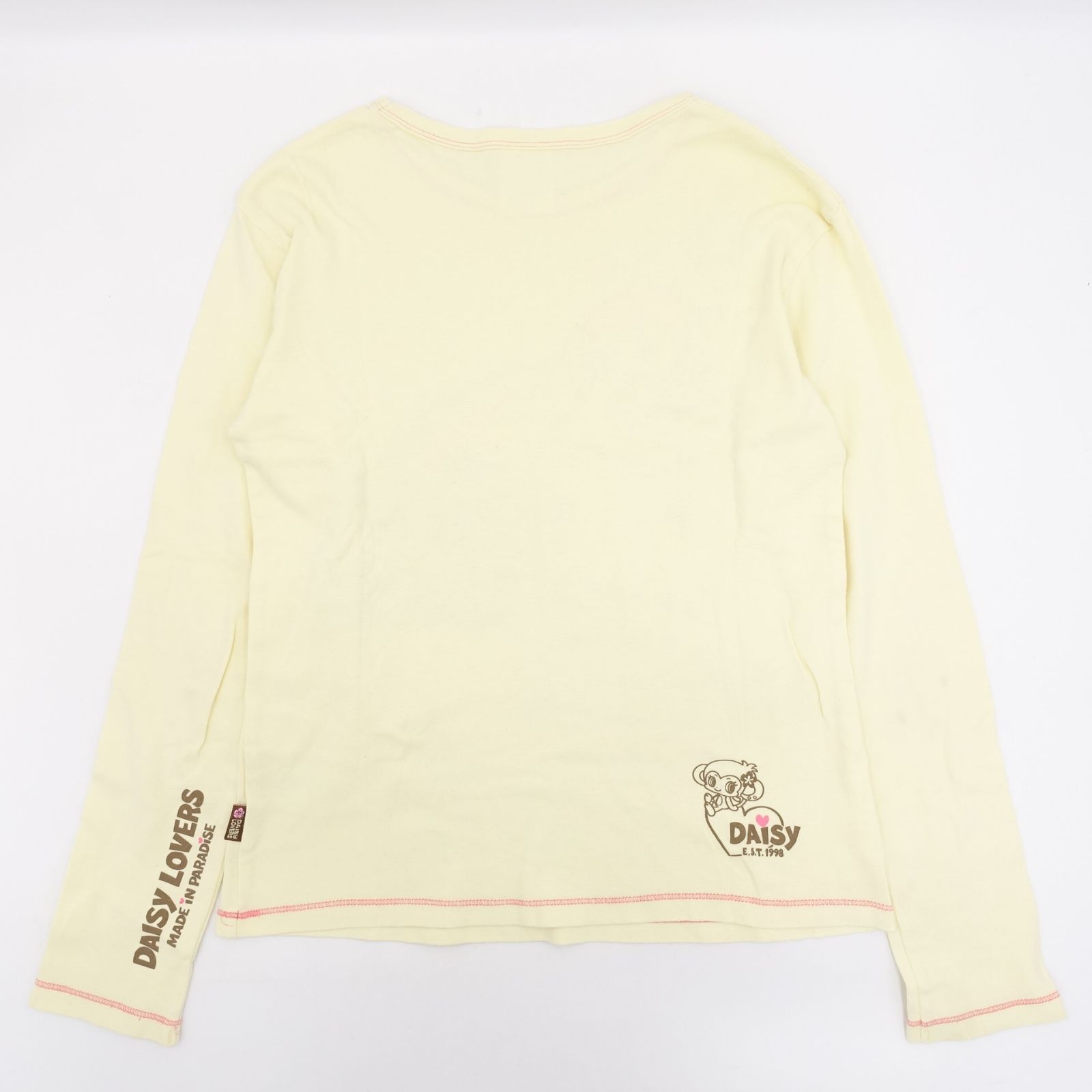 DAISY LOVERS ルッキー ロンT L/160 サイズ レモンイエロー Tシャツ