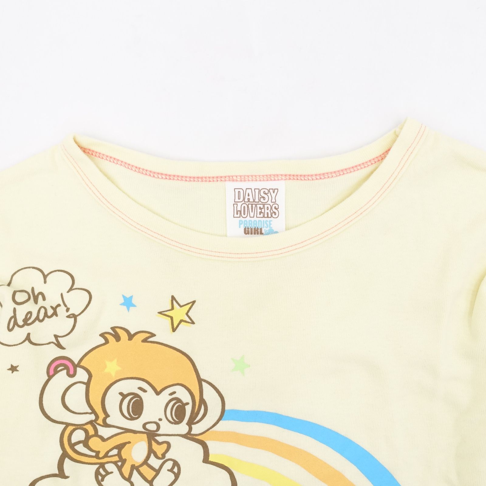 DAISY LOVERS ルッキー ロンT L/160 サイズ レモンイエロー Tシャツ