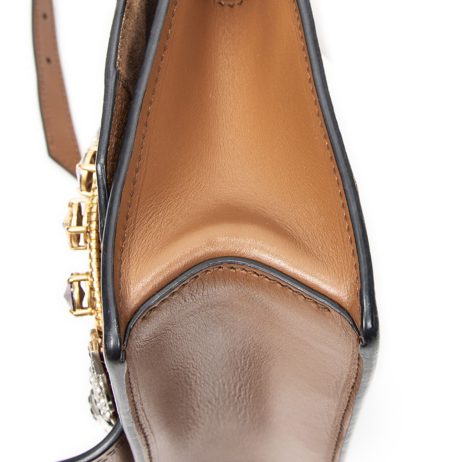 中古] MIU MIU ミュウミュウマドラスクリスタルジュエルエンベリッシュ