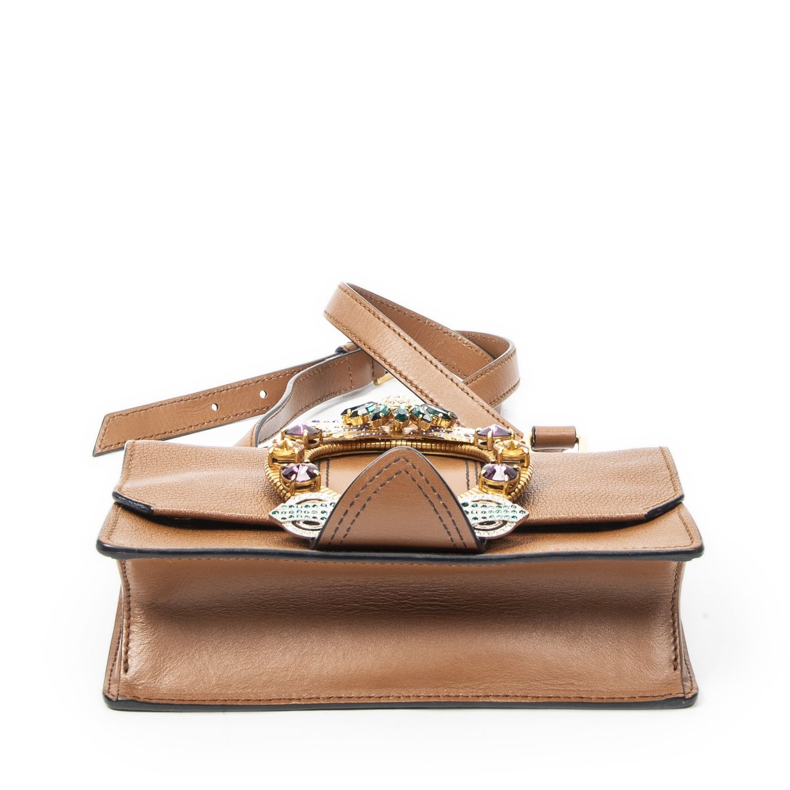 中古] MIU MIU ミュウミュウマドラスクリスタルジュエルエンベリッシュ