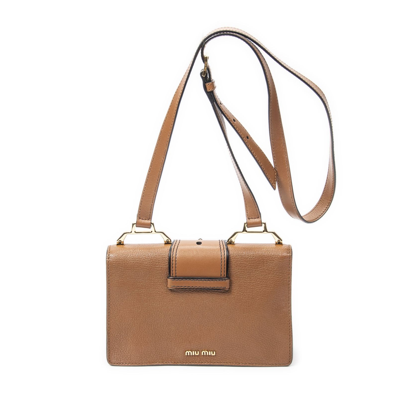 中古] MIU MIU ミュウミュウマドラスクリスタルジュエルエンベリッシュ