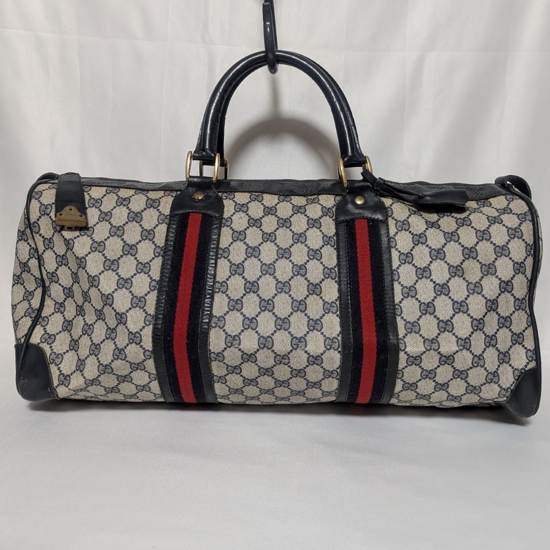 GUCCI GUCCI グッチ 旅行用カバン シェリーライン GGスプリーム