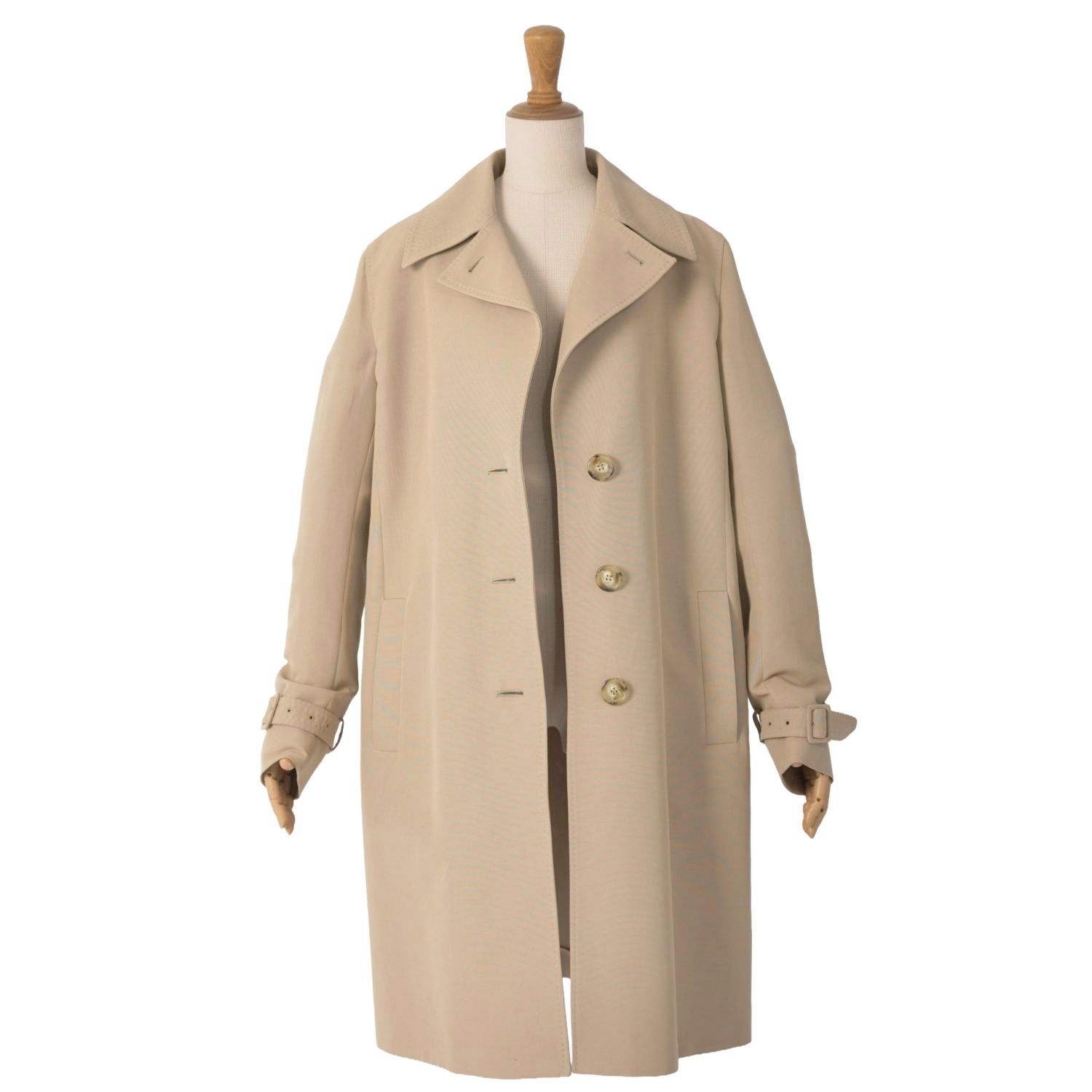 極美品 マックスマーラ Max Mara コート シングル トレンチコート コッ