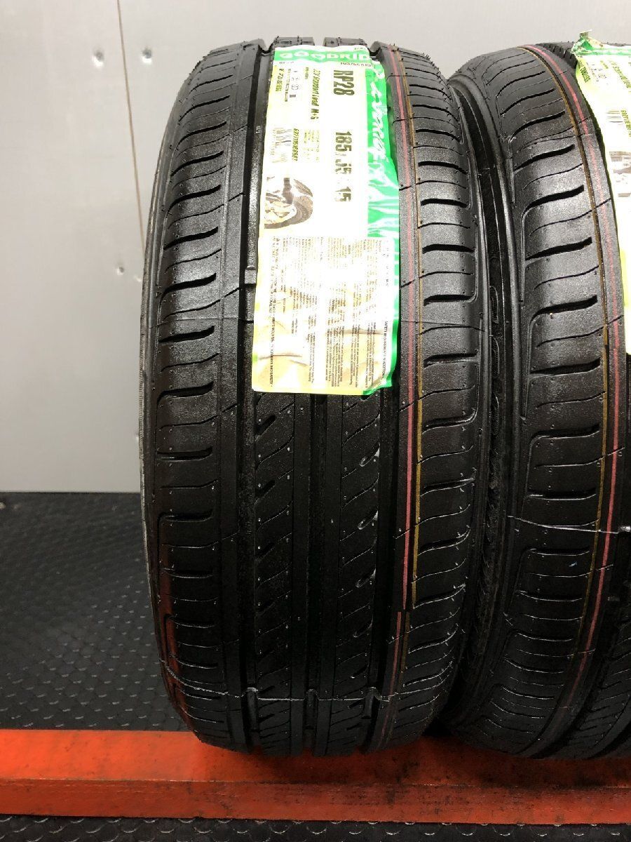 【新品】GOODRIDE RP28 185/55R15 82V 15インチ 夏タイヤ 4本 20年製 ベリーサ コルト bB マーチ デミオ フィットアリア等　(STW020) 新品】GOODRIDE RP28 185/55R15 82V 15インチ 夏タイヤ 4本 20年製
