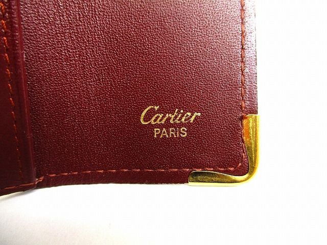 カルティエ Cartier マスト ドゥ カルティエ カーフレザー 4連 キー