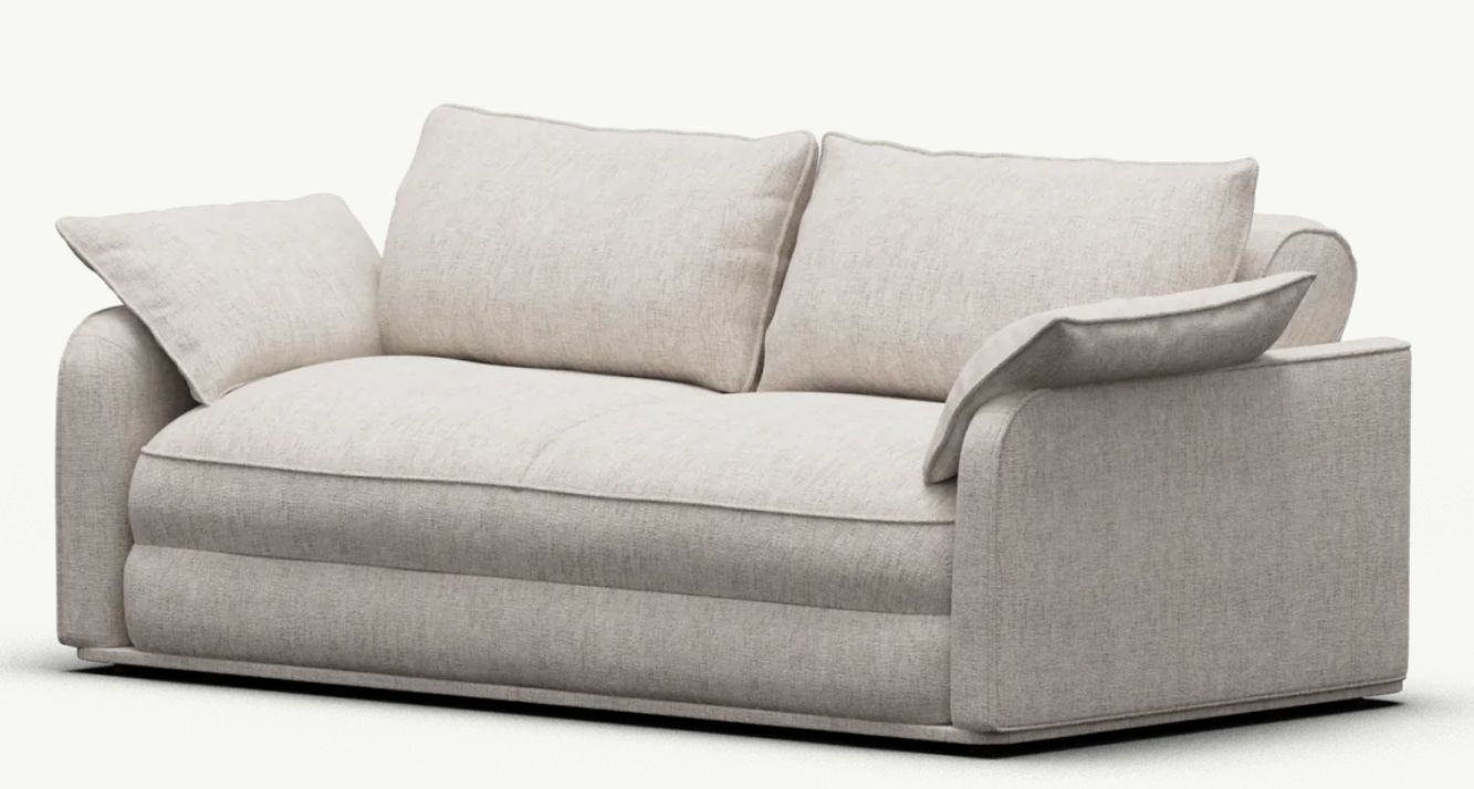  関東 クイーン コアラソファーベッドCUSHY 色 ホワイトビーチ P?1点限りの特別品? ファブリックソファベッド 2人掛け 3人掛けソファ ソファ ソファベッド