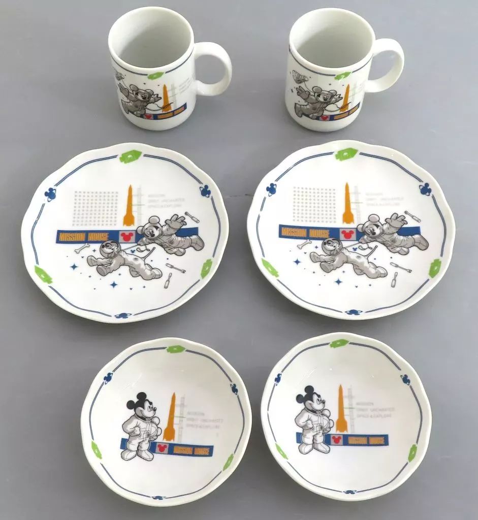 中古】食器 ミッキーマウス(宇宙飛行士) 2001 PROJECT D CARD 食器