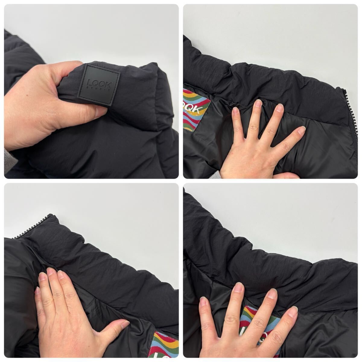 名作 LQQK STUDIO ルックスタジオ LQQK DOWN WAVE JACKET ルック 
