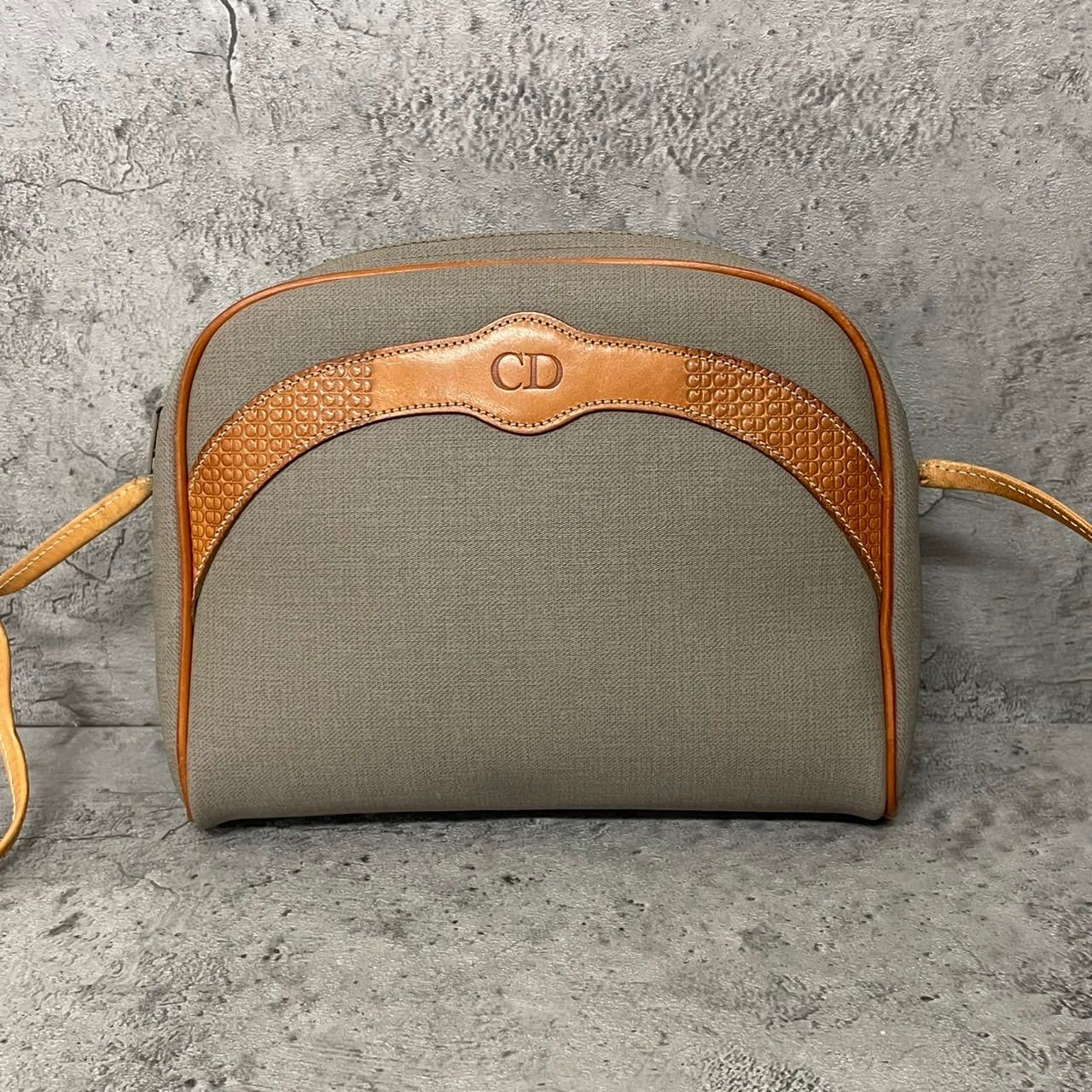 美品 美品 フランス製 Christian Dior クリスチャン ディオール レザー 