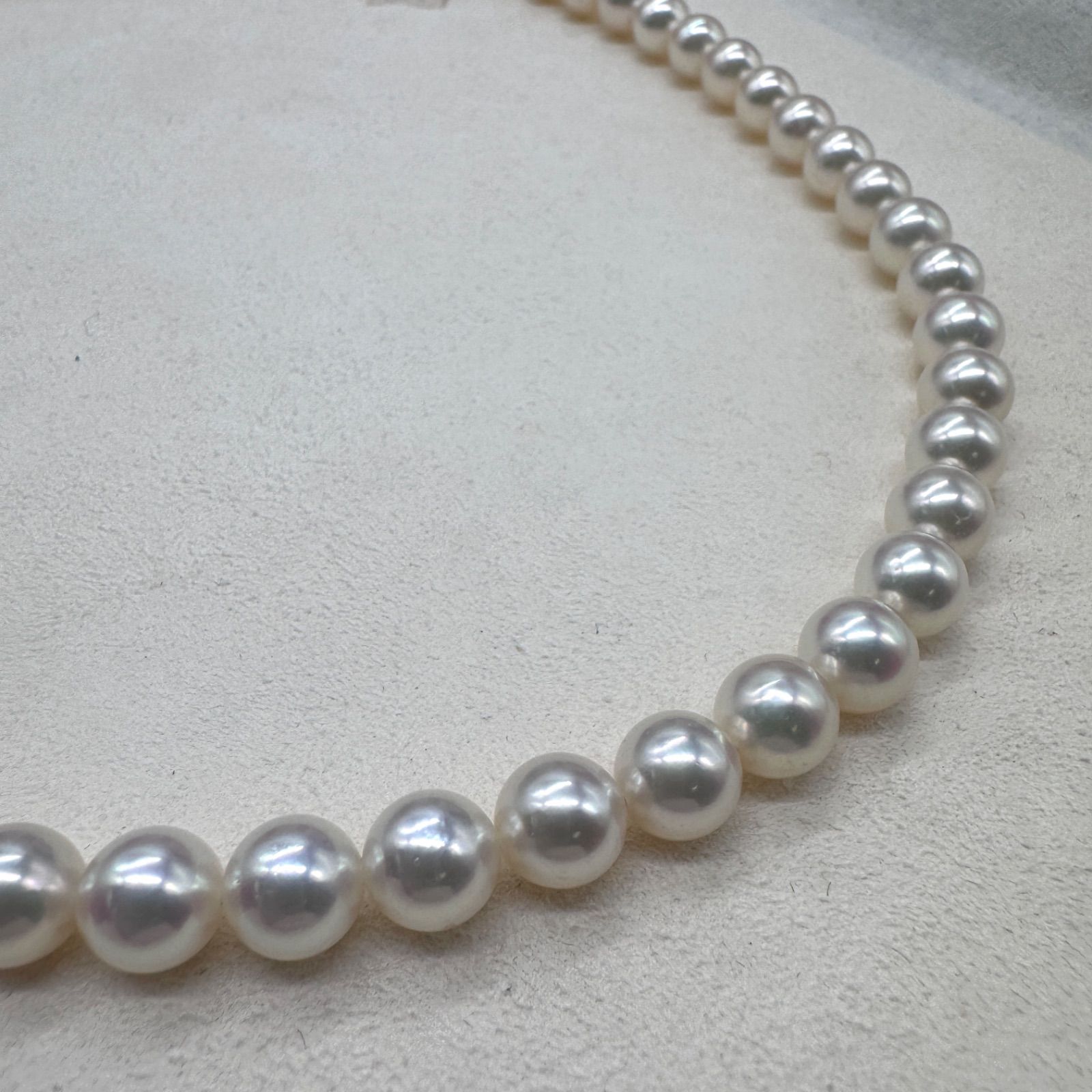 MIKIMOTO ミキモト 約7.0-7.5mm珠 Mチャーム テリ◎ アコヤ真珠 あこや 