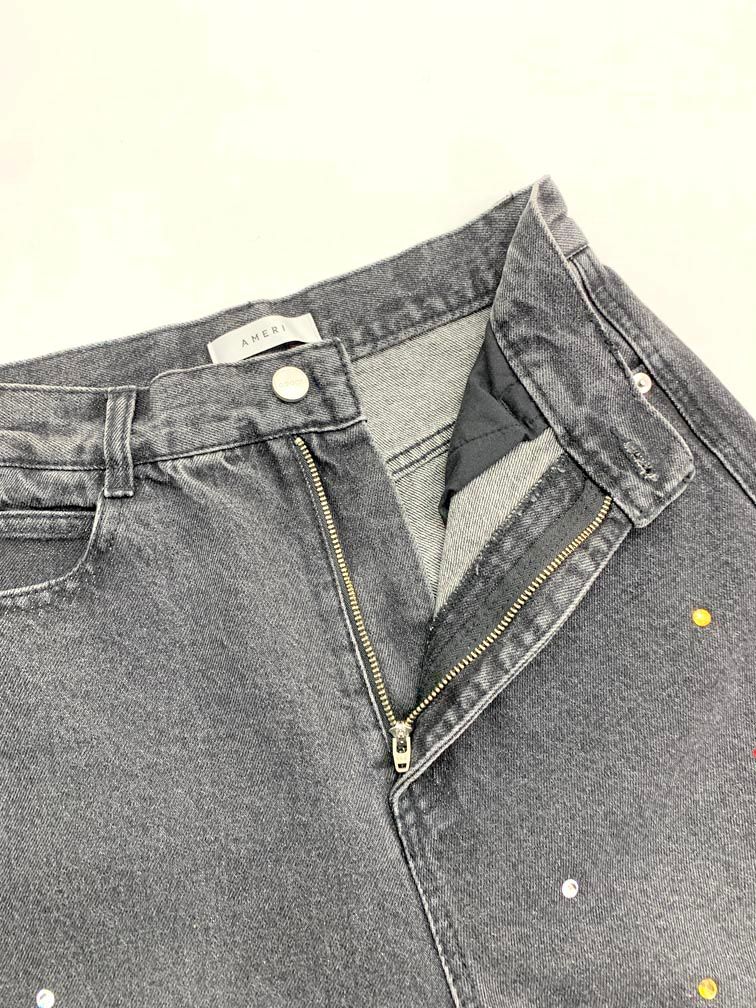 Ameri VINTAGE アメリヴィンテージ JEWEL BIJOU WIDE DENIM パンツ