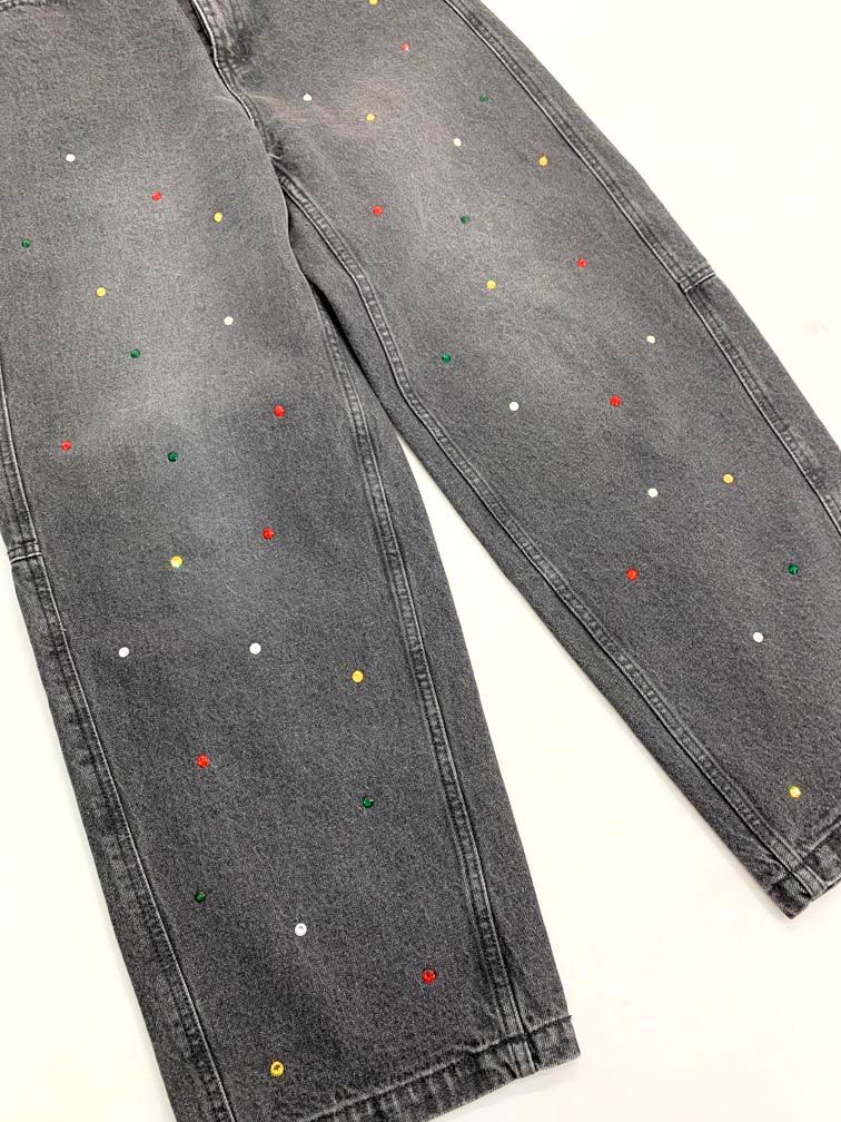 Ameri VINTAGE アメリヴィンテージ JEWEL BIJOU WIDE DENIM パンツ