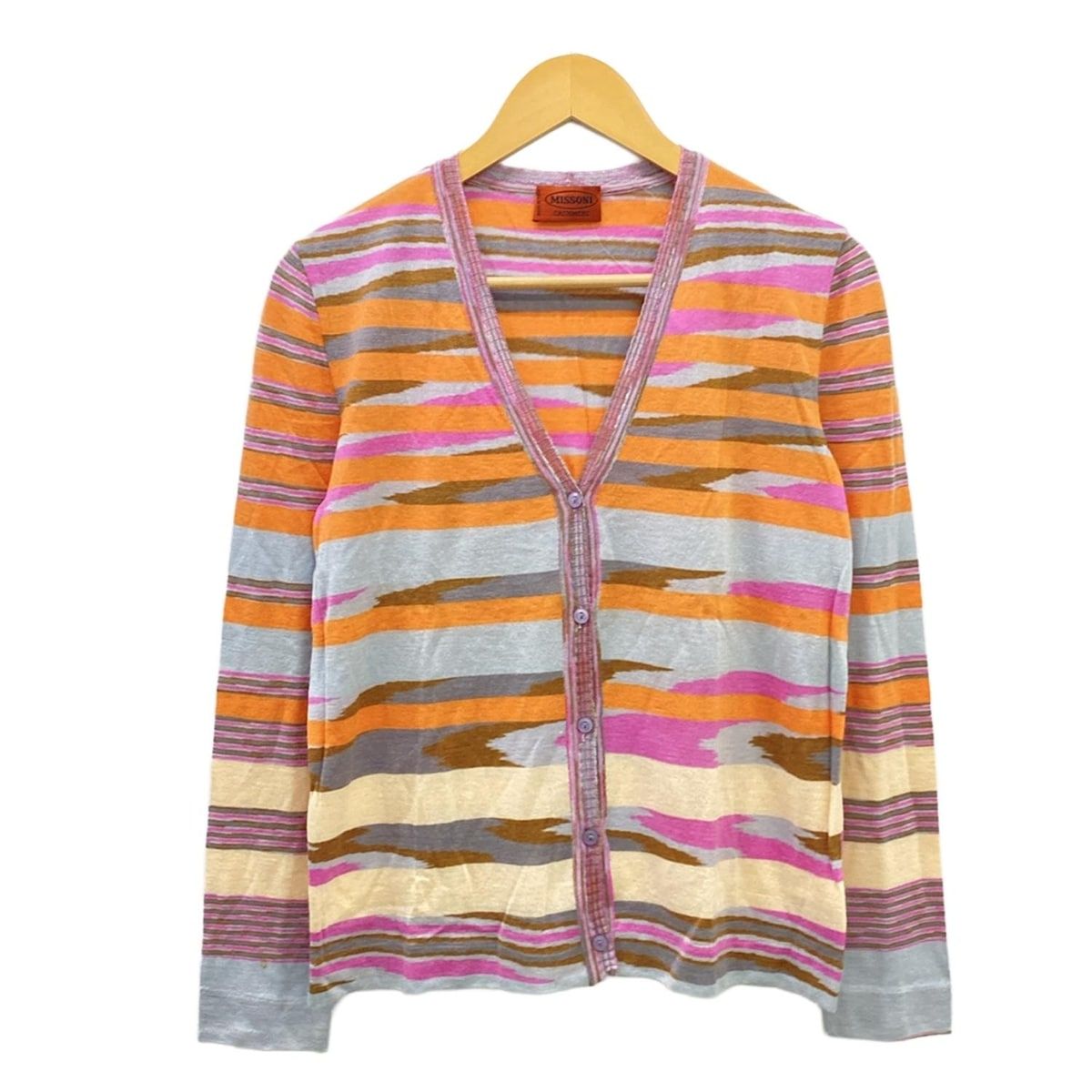 MISSONI(ミッソーニ) カーディガン サイズ42 M レディース美品