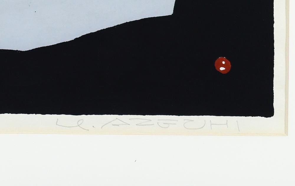 真作】【WISH】畦地梅太郎「わかれ」木版画 約12号 大作 1956年作 直筆