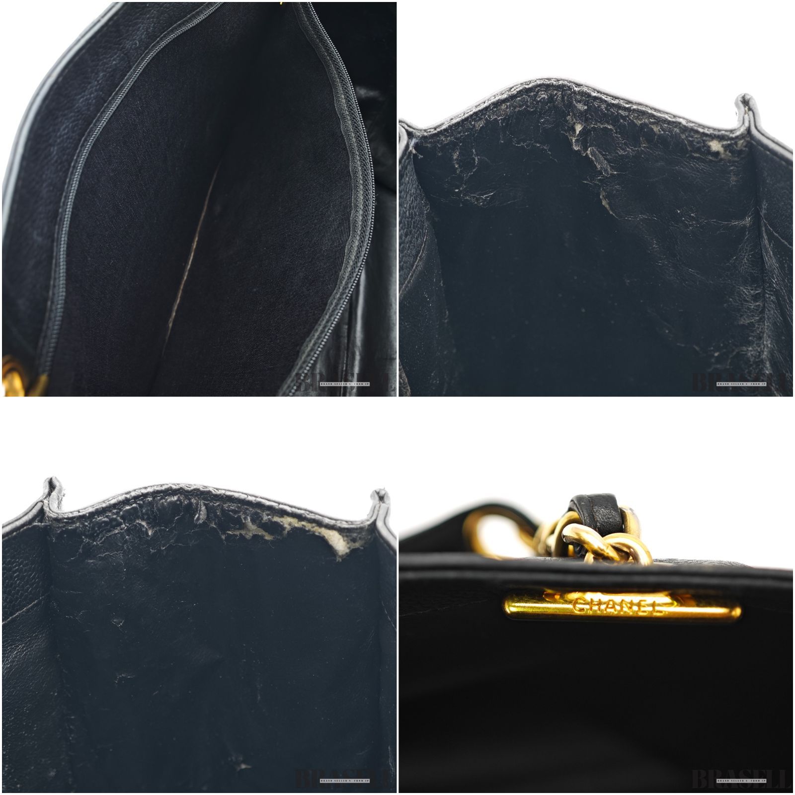 美品 CHANEL シャネル デカココ ラムスキン チェーン トートバッグ CHANEL ラムスキン チェーントート デカココ ココマーク バッグ トート