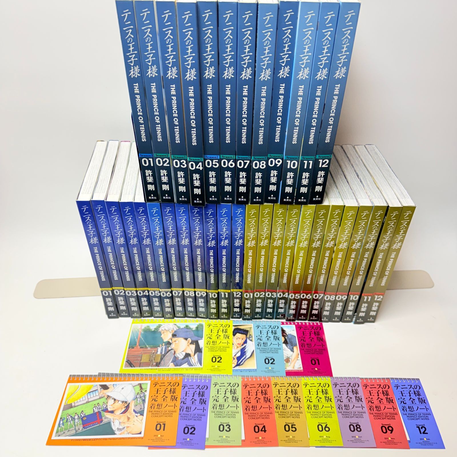 完全版 テニスの王子様 全巻 36冊 着想ﾉｰﾄ12枚付き 【公式通販】