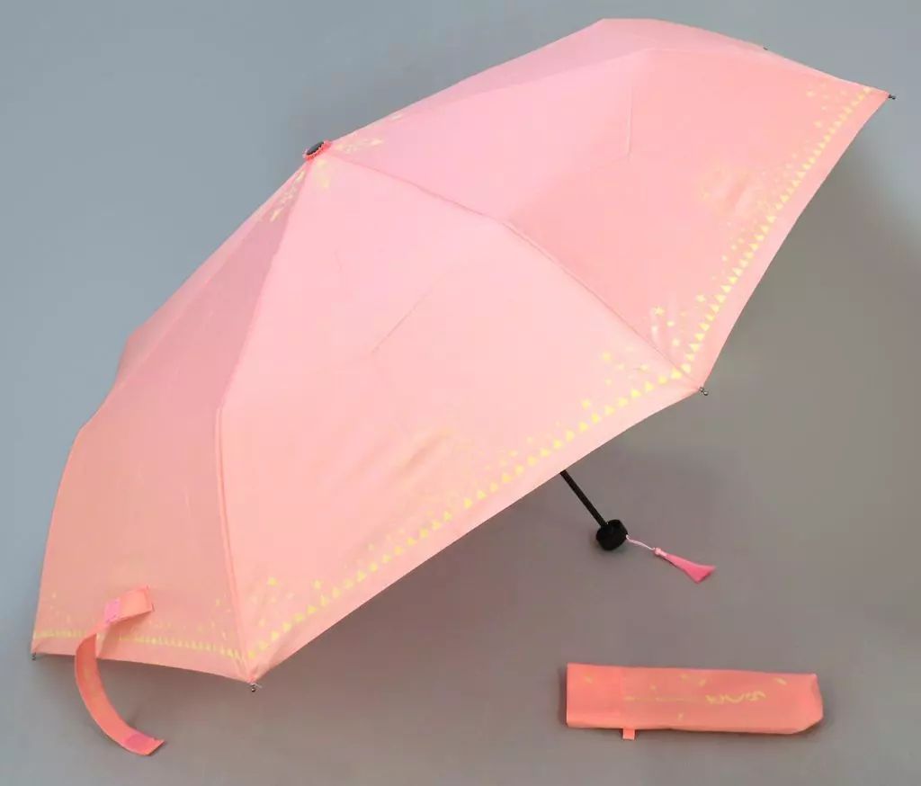 【中古】雨傘・折りたたみ傘・日傘 アイコン 濡れると桜が浮かぶ折りたたみ傘 「カードキャプターさくら」