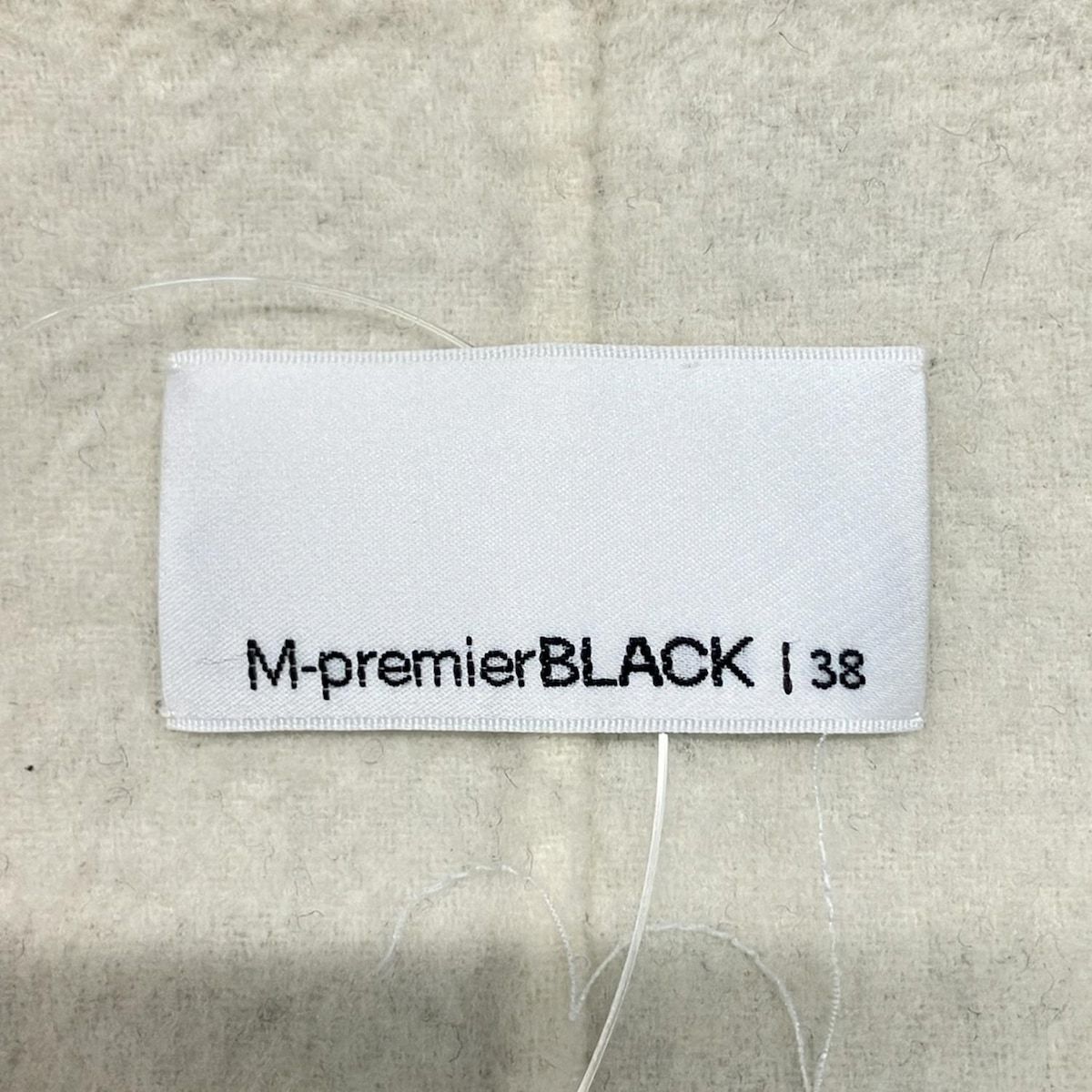 M-premierBLACK(エムプルミエブラック) コート サイズ38 M レディース