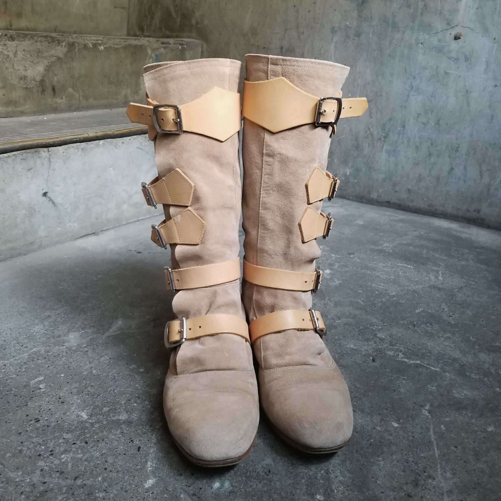 未使用品 □ Vivienne Westwood PIRATE BOOT スウェード レザー 