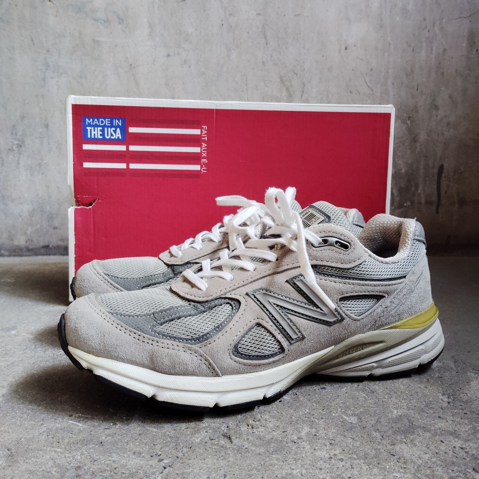 NEW BALANCE M990GL4 GRAY USA製 25.5cm ニューバランス - メルカリ