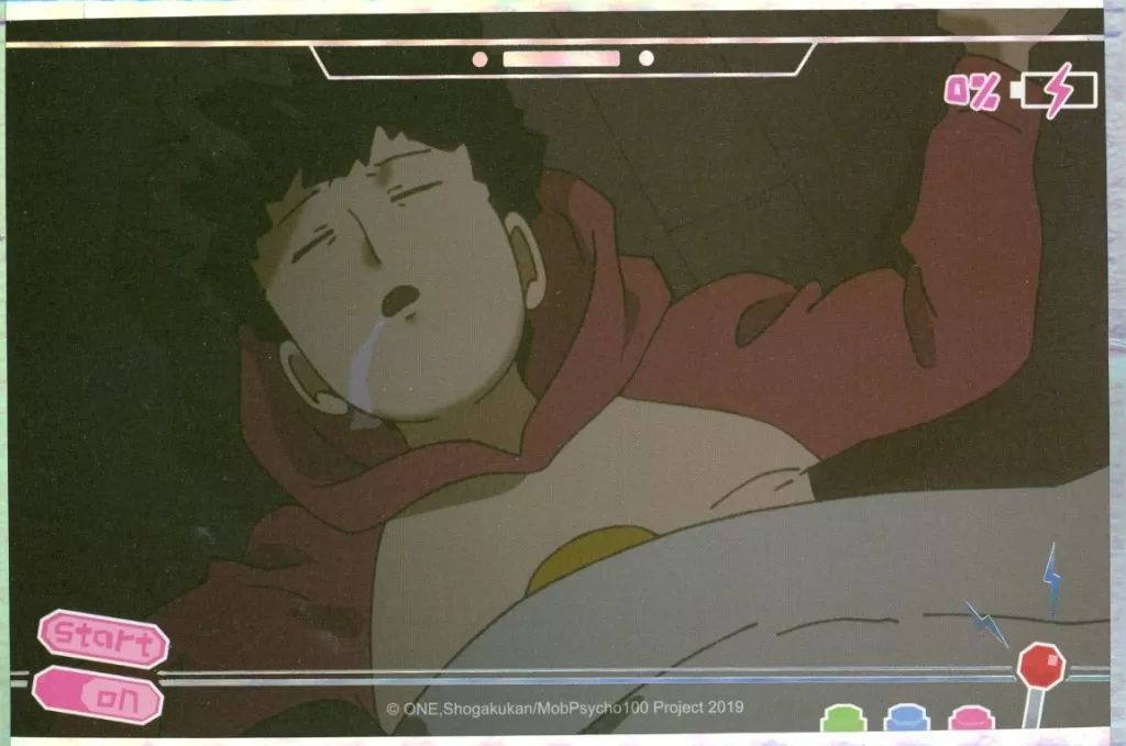 中古】紙製品 影山茂夫(睡眠) 「モブサイコ100×MINISO ミニ色紙