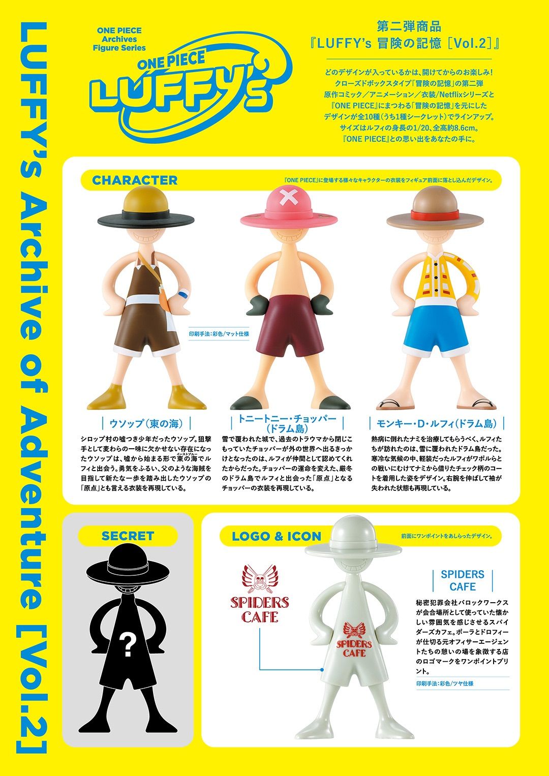 新品未開封 TAMASHII NATIONS LUFFY's ONE PIECE 冒険の記憶 [Vol.2