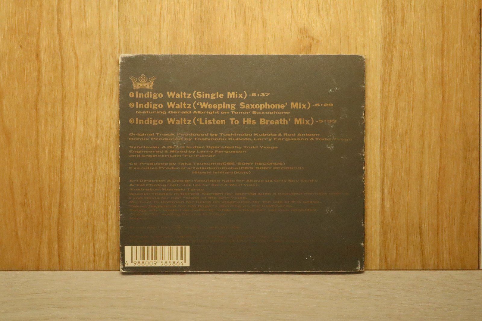 国内盤CD☆久保田利伸/Toshinobu Kubota□ Indigo Waltz 【13DH5186