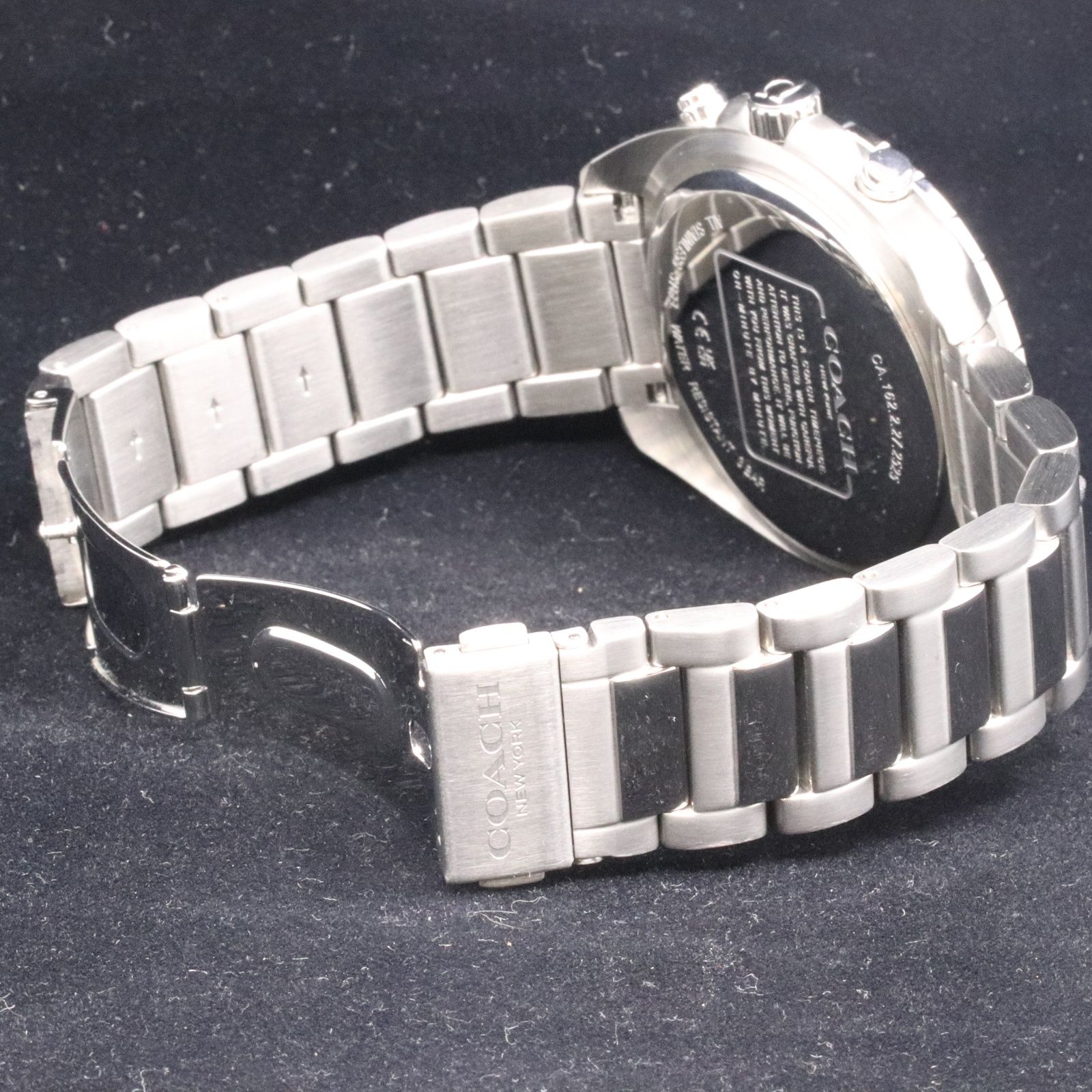 ITZE6LF3B3AG COACH コーチ CHARTER チャーター 44MM クロノグラフ 