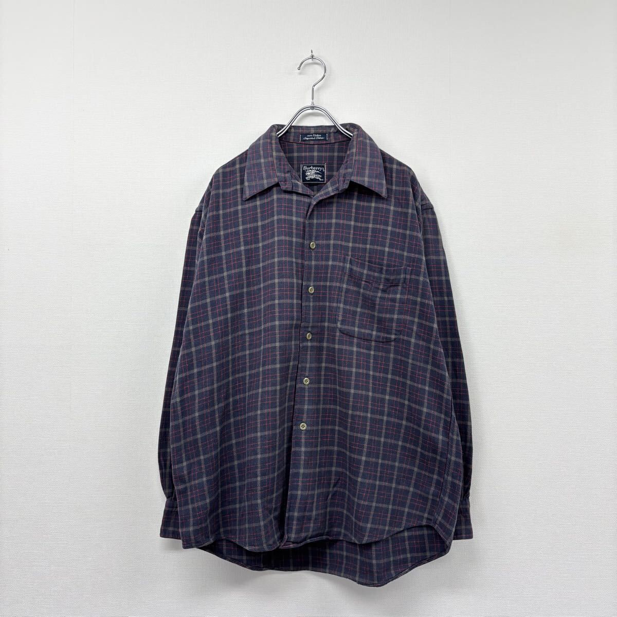 Burberry チェック柄シャツ Lサイズ BURBERRY チェック柄ネルシャツ Lサイズ BURBERRY シャツ ネルシャツ
