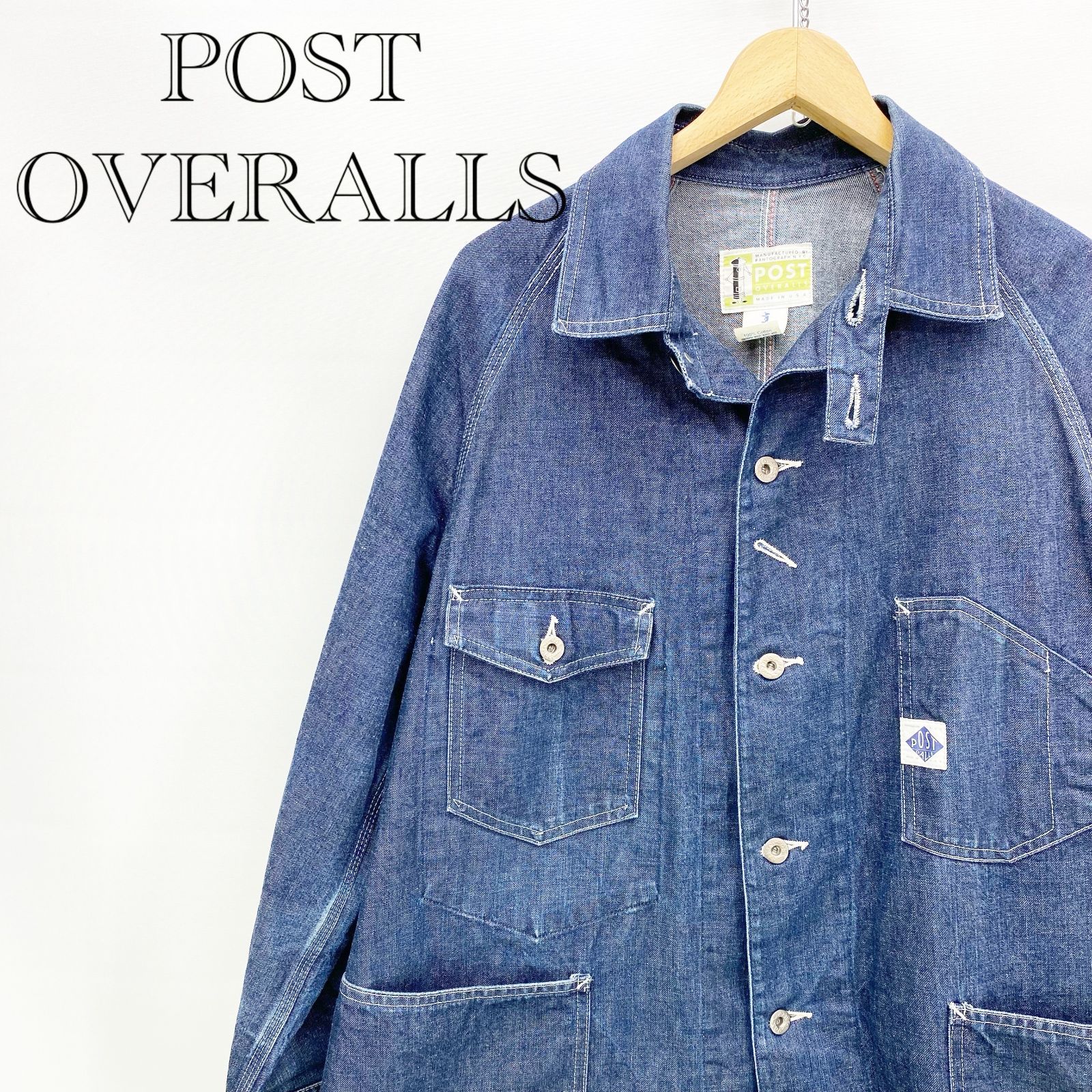 中古品】 POST OVERALLS ポストオーバーオールズ エンジニアジャケット 