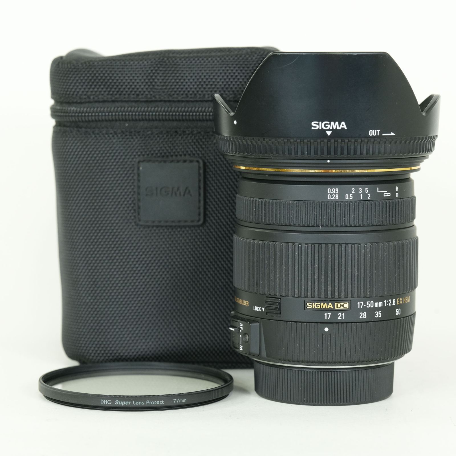 良品 | フィルター付] SIGMA 17-50mm F2.8 EX DC OS HSM (ニコンF用