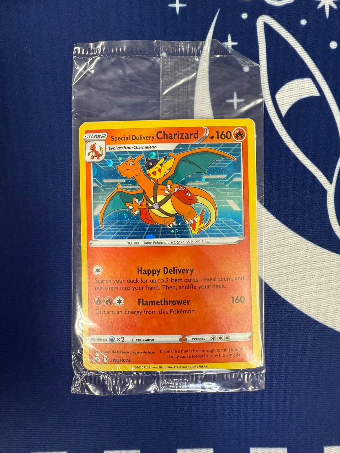 英語版限定プロモ】SWSH075 Special Delivery Charizard リザードン