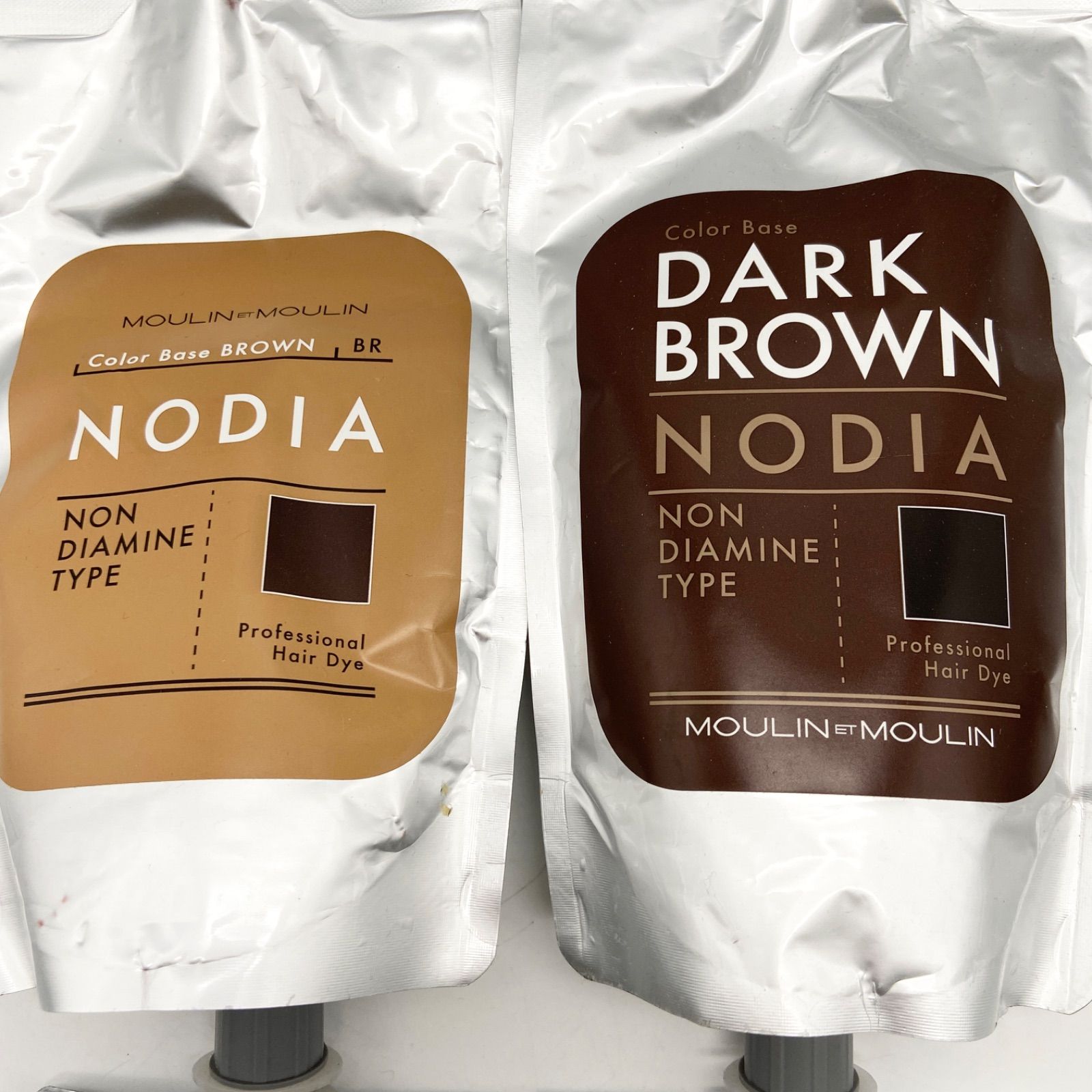ノジア ブラウンベース・サポートクリームセット NODIA ノジア カラーベース セット 染毛料 サポートクリーム ブラウン