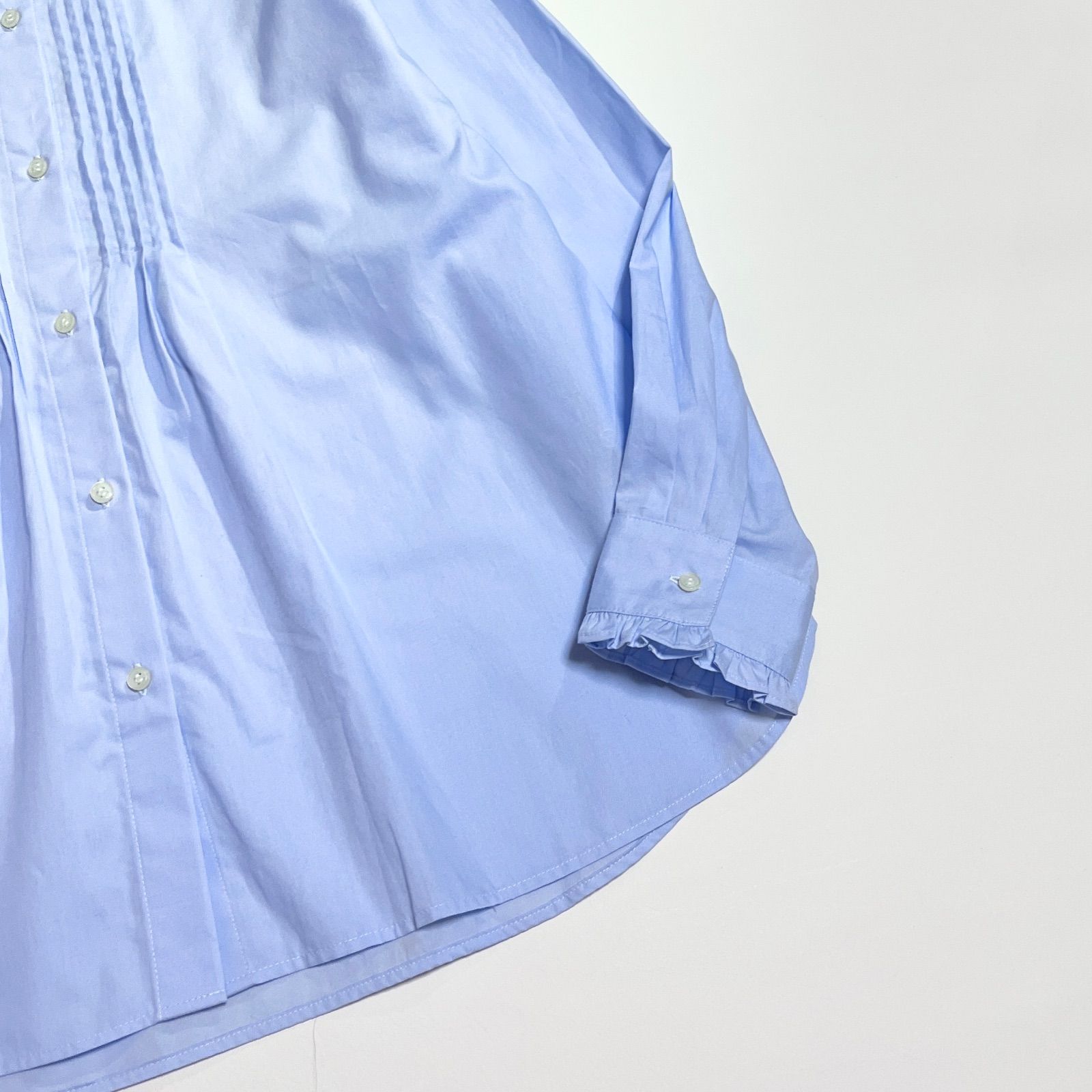 kW03 JOURNAL STANDARD relume 2024SS ピンタック フリル シャツ 