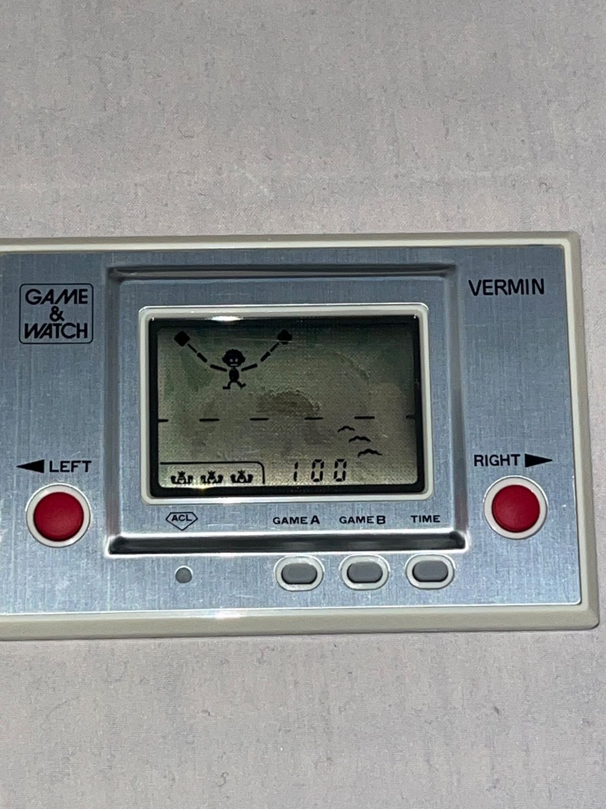 レア】VERMIN (バーミン) ☆ ゲームウォッチ☆ - メルカリ