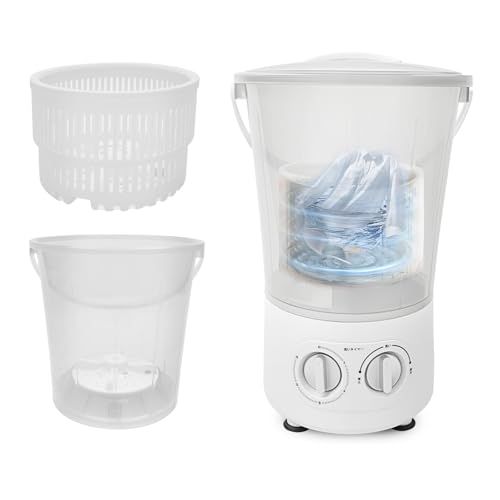 D☆小型洗濯機 ミニ バケツ洗濯機 靴洗い機 バケツウォッシャー