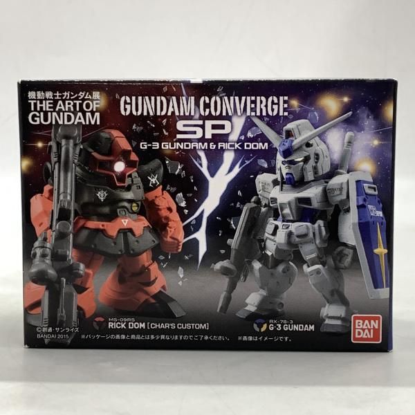 BANDAI - (食玩) FW GUNDAM CONVERGE(ガンダムコンバージ) G3ガンダム&シャア専用リックドム フィギュア 機動戦士ガンダム展 THE ART OF GUNDAM限定 バンダイ 中古】バンダイ FW GUNDAM CONVERGE G3ガンダム＆シャア専用リックドム