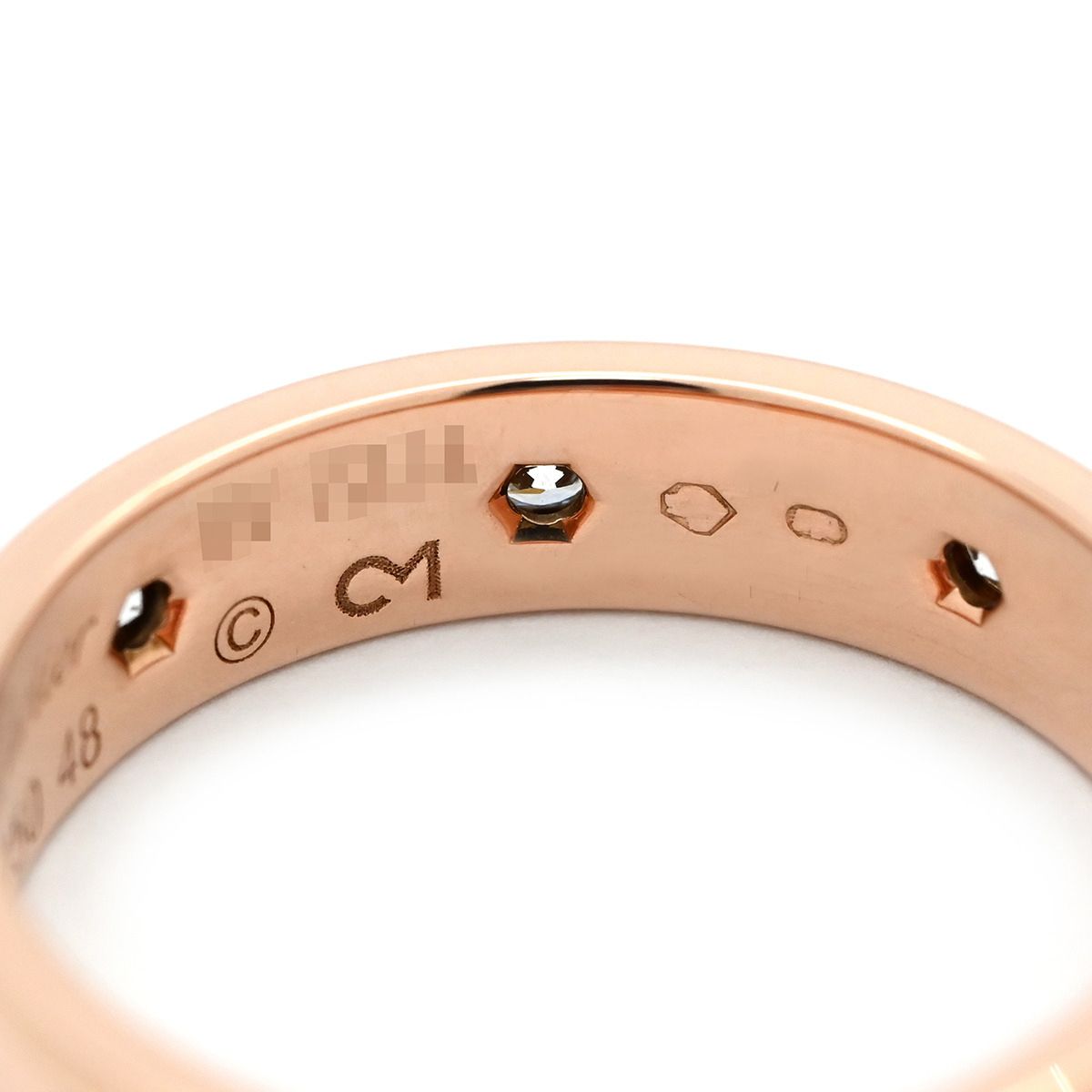 カルティエ Cartier リング 指輪 LOVE ミニラブリング ピンクゴールド 
