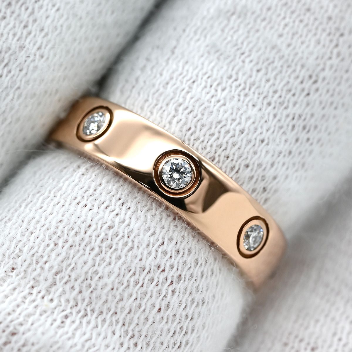 カルティエ Cartier リング 指輪 LOVE ミニラブリング ピンクゴールド 